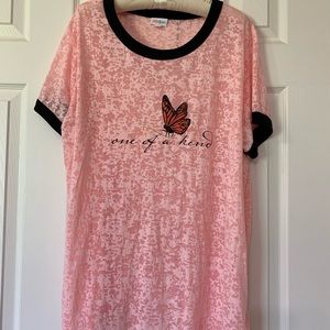 LuLaRoe One of a kind Semi-sheer Butterfly 🦋 Tee